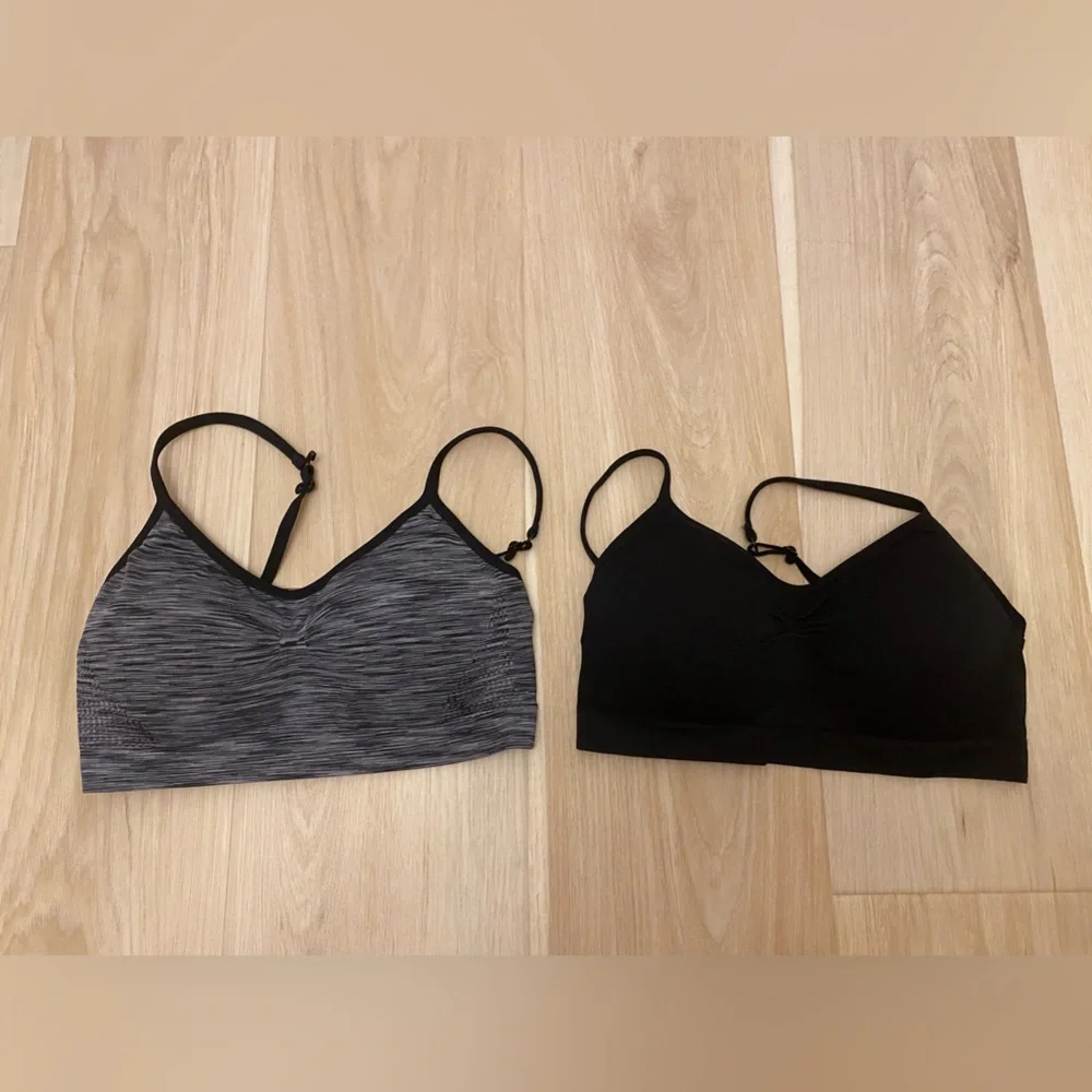 Women's Black and Gray Sport Bra set of two St Eve - Picture 3 of 11
